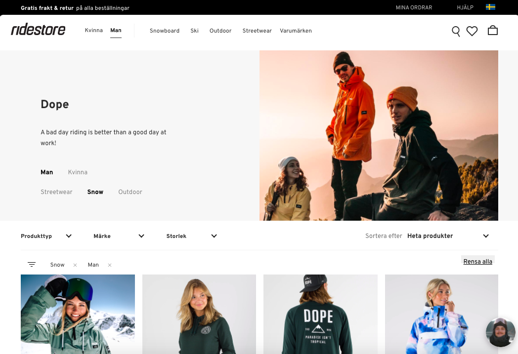 Ridestore Project